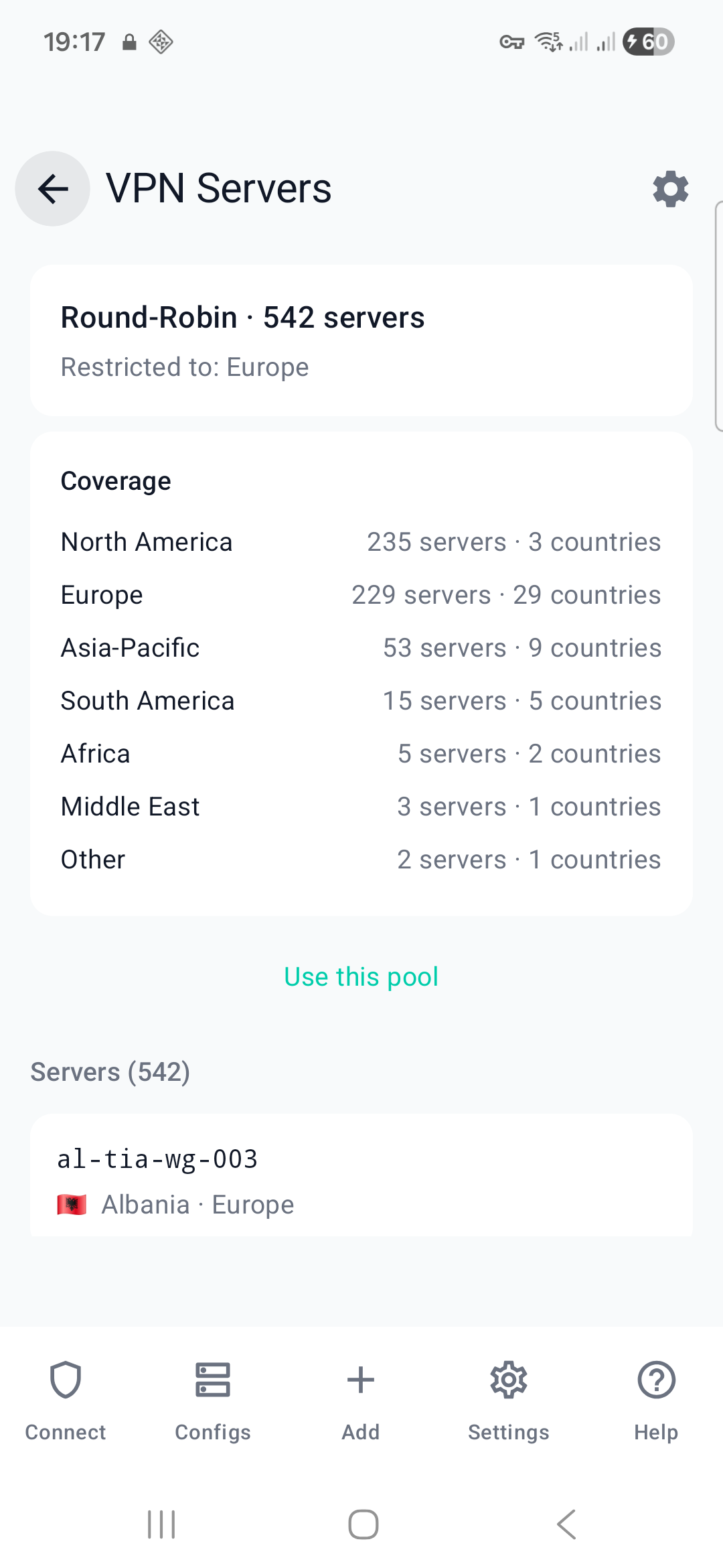 Massive pool coverage