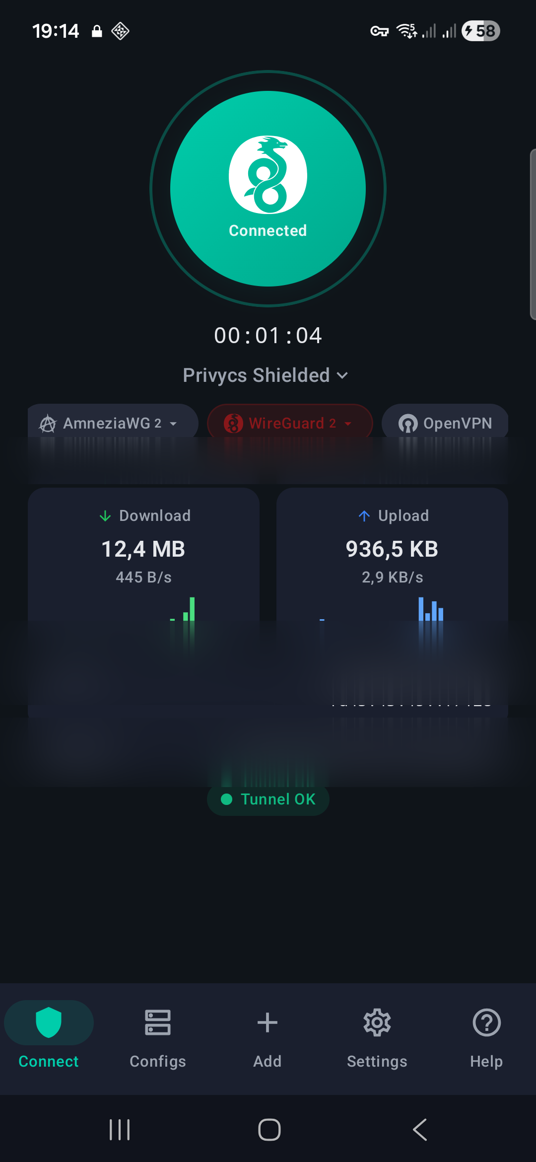 One tap, four protocols